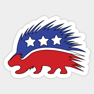 Libertarian Porcupine Sticker